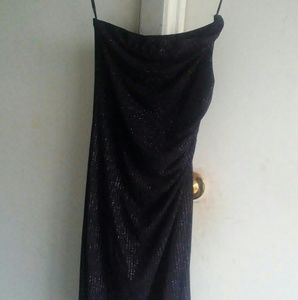 Glitter black dress